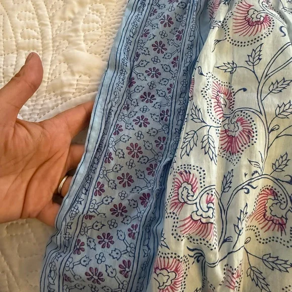 Matta NY Blue and Pink Floral Jina Maxi Dress NWT - Picture 4 of 5